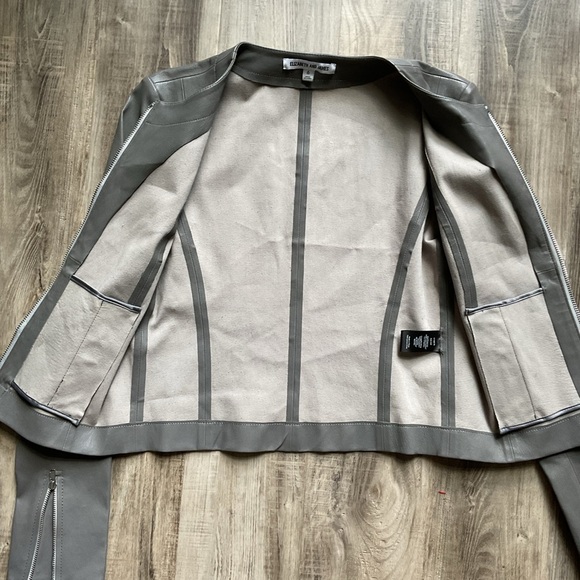 Elizabeth And James Lamb Leather Gray size 6 - Picture 3 of 7